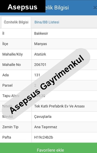 MANYAS TOKİ YANINDA 2,5 KAT VİLLA İMARLI SATILIK ARSA!