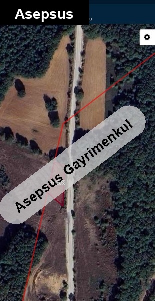 656 m² ASFALT KENARI MÜSTAKİL TAPULU ARSA