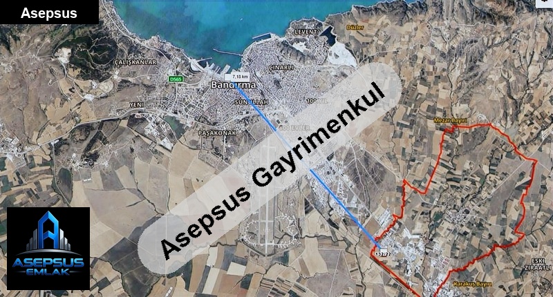 Asepsus Emlak'tan  ömerli mh. 'sinde satılık arsa