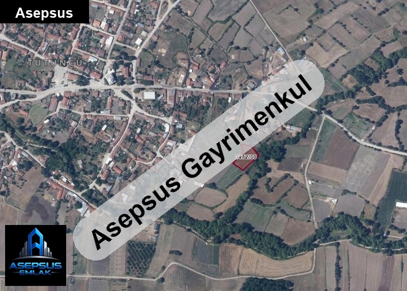 Asepsus Emlak'tan  tütüncü mh. 'sinde satılık arsa