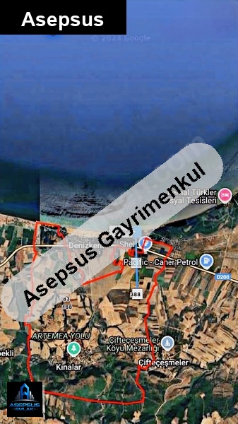 Asepsus Emlak'tan  çifteçeşmeler mh. 'sinde satılık arsa