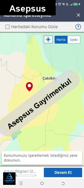 Asepsus Emlak'tan  çakılköy mh. 'sinde satılık arsa