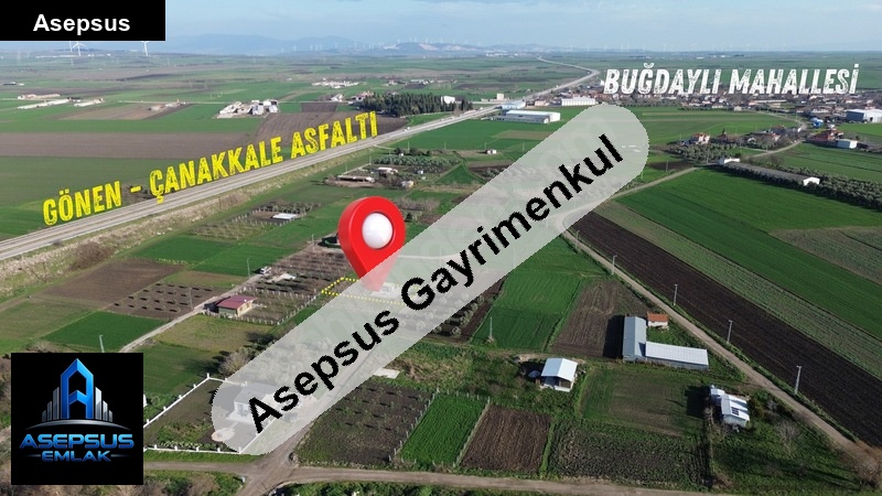Asepsus Emlak'tan  buğdaylı mh. 'sinde satılık arsa