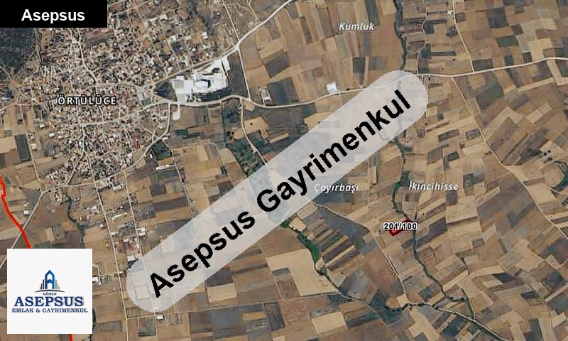 Asepsus Emlak'tan 3+1 örtülüce köyü 'sinde satılık arsa