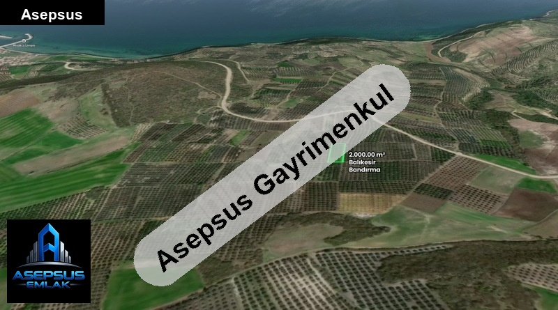 Asepsus Emlak'tan  misakça mh. 'sinde satılık arsa