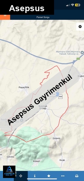 Asepsus Emlak'tan  buğdaylı mh. 'sinde satılık arsa