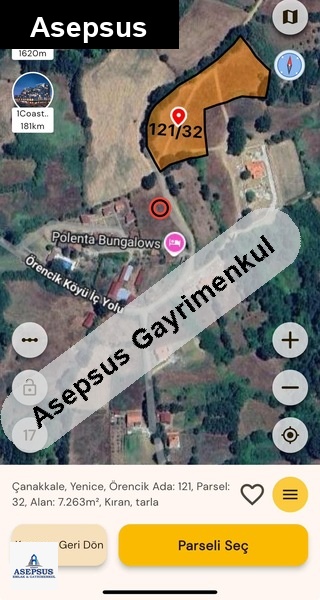 Asepsus Emlak'tan 3+1 örencik köyü 'sinde satılık arsa