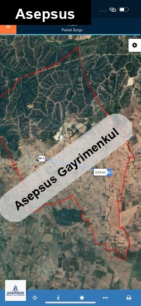 Asepsus Emlak'tan 3+1 örtülüce köyü 'sinde satılık arsa