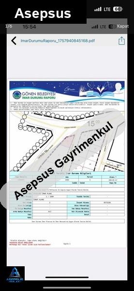 Asepsus Emlak'tan  tırnova mh. 'sinde satılık arsa