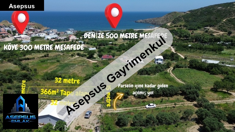 Asepsus Emlak'tan  yenice mh. 'sinde satılık arsa