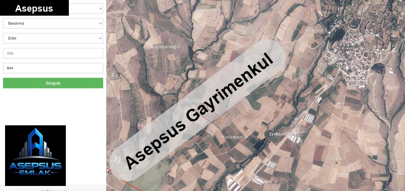 Asepsus Emlak'tan  erikli mh. 'sinde satılık arsa