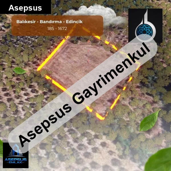 Asepsus Emlak'tan  edincik mh. 'sinde satılık arsa