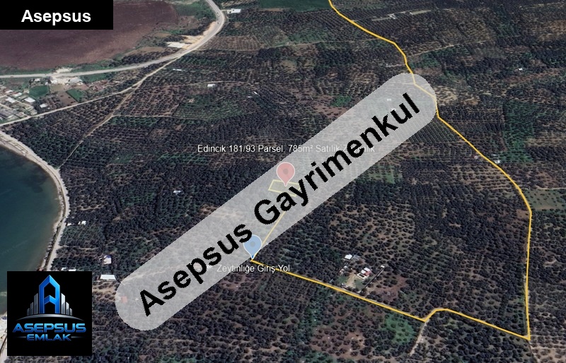 Asepsus Emlak'tan  edincik mh. 'sinde satılık arsa