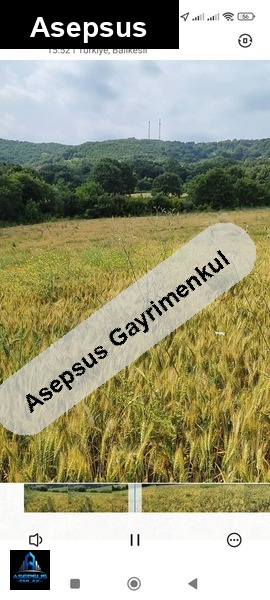 Asepsus Emlak'tan  muratlar mh. 'sinde satılık arsa